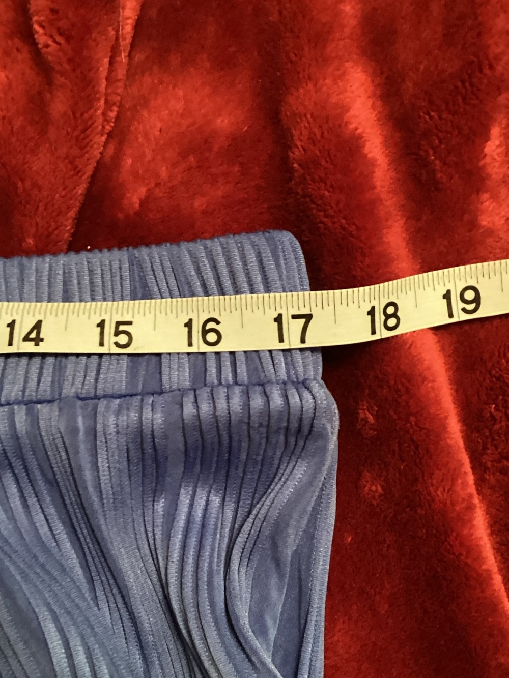 Classic Pleated Button-Front Pantsuit in Royal Blue - Picture 10 of 12